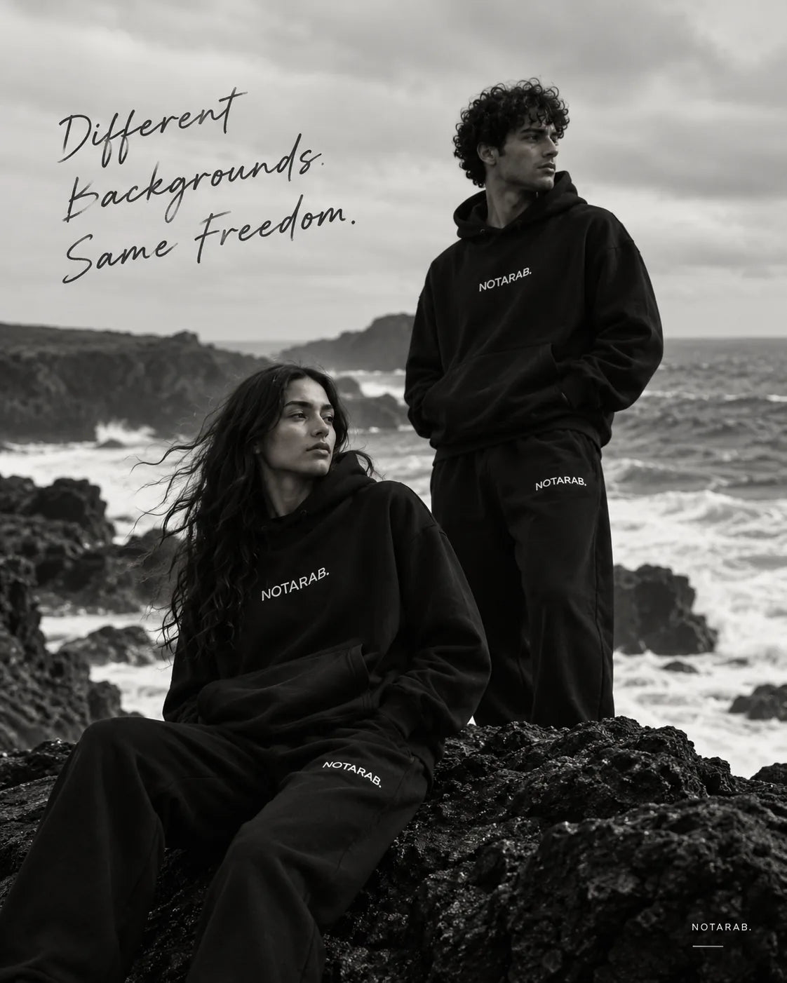 NOTARAB. campaign: different backgrounds, same freedom